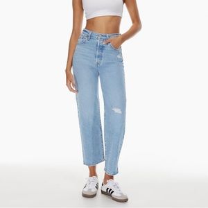 Levi’s Ribcage Straight Ankle Jean - Samba Done (Size 28)